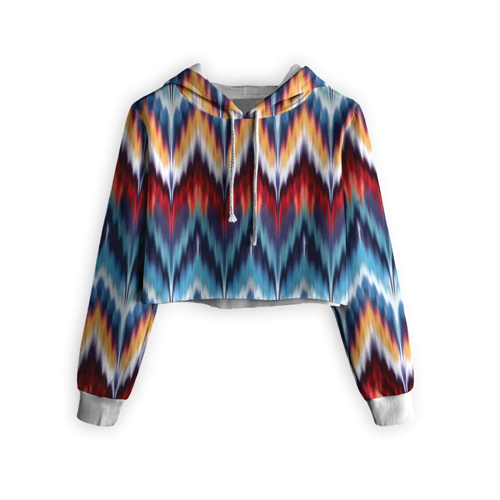 Sublimation Cropped Hoodies